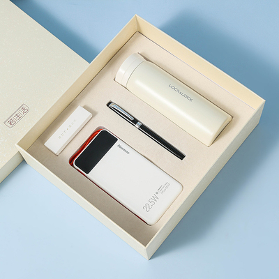 Le Kou Isolatie Cup 280ml Newman 22.5W Fast Charge 10000mAh Signature Pen voor een gepersonaliseerd zakelijk cadeau