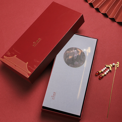 Op maat gemaakte kleuren Nieuwheid cadeautjes Suichao Jiarui haarspeld 925 zilvergeplatte gouden haarspeld cadeau doos verjaardag cadeau