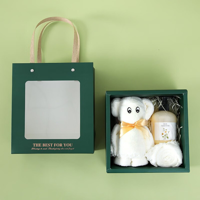 Sport en spelletjes Handdoek Geschenkdoos Handdoeken Vierkante handdoeken Handcreme Ideaal Geschenk voor Vrouwendag