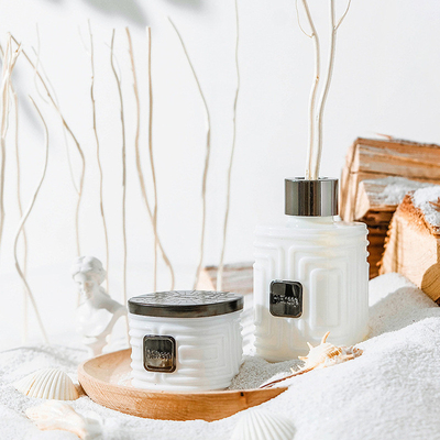 Eindgeschenk Vintage Natuurlijke Plant Geur Geschenkdoos Pure Plant Sojabonen Wax Geur Set
