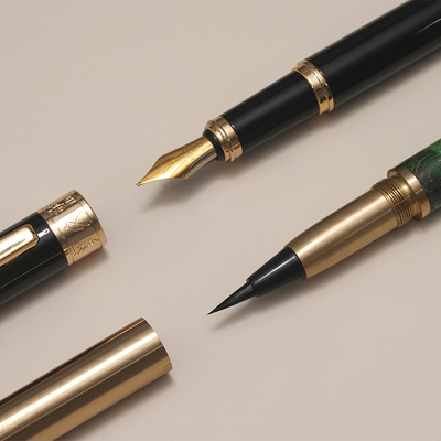 1-kleurige afdrukken Momiao President's Pen Hero Pen Waterborstel 2-in-1 cadeaubon