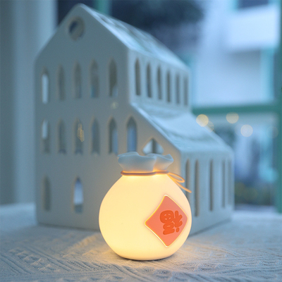 Feestcadeau Creatief Gelukszakje LED Tijdgeschikt Atmosfeer Licht met twee niveaus van dimming