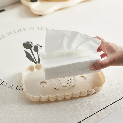 Creative Travel Agency Decor Cream Style Tissue Box voor bureau- en ladeorganisatie
