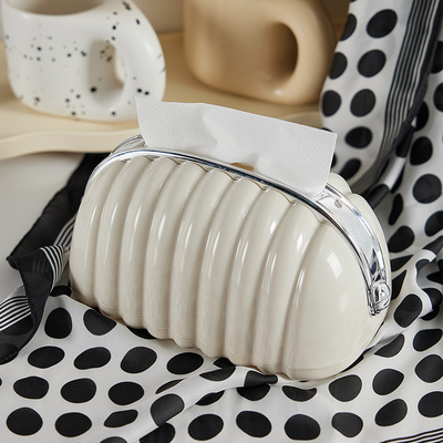 Creative Travel Agency Decor Cream Style Tissue Box voor bureau- en ladeorganisatie