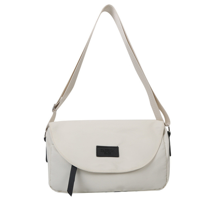 Klantenlogo Modieus Pendeltas Vaste Kleur Eenvoudige Crossbody Tas Werknemer Geschenk