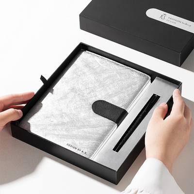 Voor de Vaderdag High End Notebook en Pearl Pen Set voor zakelijk Souvenir Geschenk