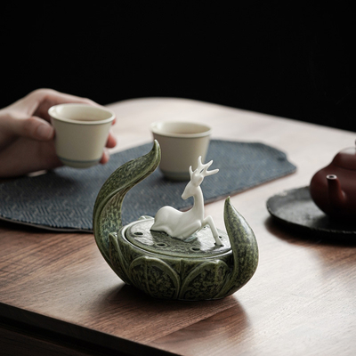 Decoratieve kunsten en ambachten Ornamenten Zhaocai Xiaolu Plate Wierookkachel voor clubhuis