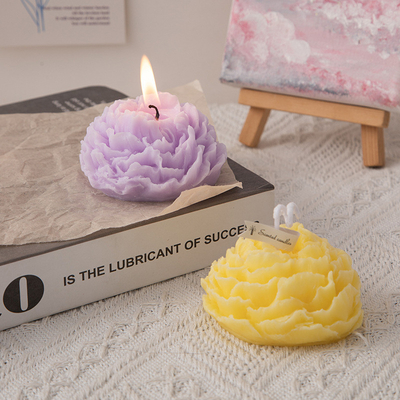 Pioenenbloem Aromatherapie Kaars voor andere activiteiten Klant Logo Decoratie Geschenk