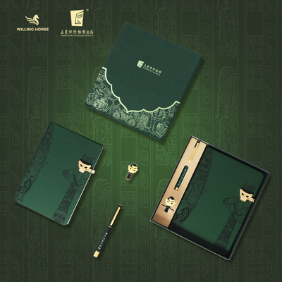 A5 Notebook Bookmark Signature Pen Culturele en creatieve cadeautje set met aangepast logo