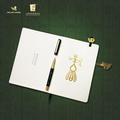 A5 Notebook Bookmark Signature Pen Culturele en creatieve cadeautje set met aangepast logo