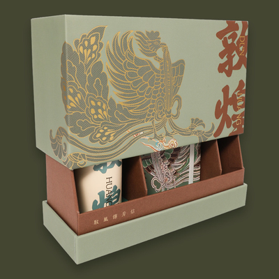 Jaarcadeau Originele ontwerp Dunhuang stijl Handcadeau en geïsoleerde beker met klantlogo