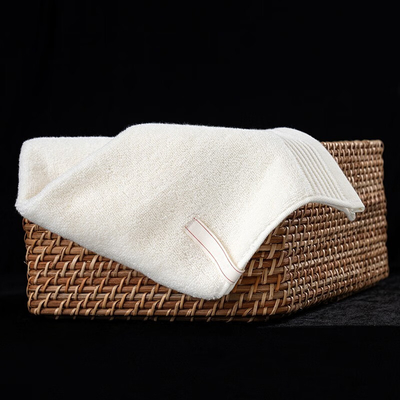 Klantenlogo Lichte Luxe Drunken Love Wolle Badhanddoek Set met 2 kleuren