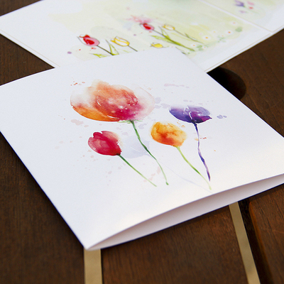 Verras uw leraar met een 3D-tulipgroetekaart