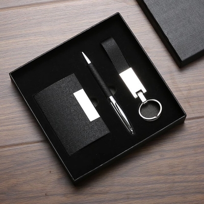 Custom Logo Praktische visitekaarthouder Sleutelhanger Pen voor klanten en kantoor cadeautjes