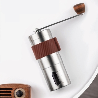 Zakencadeau Handheld Box met Bean Grinder Keramische Filter Cup en Keramische koffiebeker