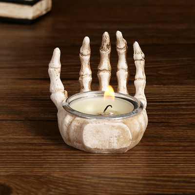 Thanksgiving Skeleton Hars Decoratie Desktop Decoratie Kaarshouder voor Craft Gift