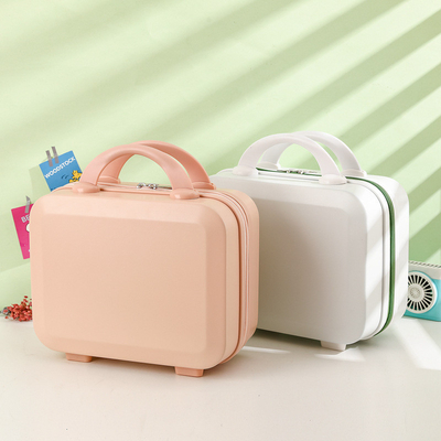 Silk Screen Printing 14 inch ABS Travel Storage Box Mini bagage doos voor vakantie cadeau