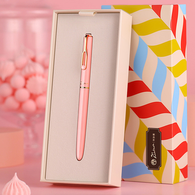 Werknemer verjaardag geschenk aangepast snoep serie kleurrijke pen doos voor logo van de klant
