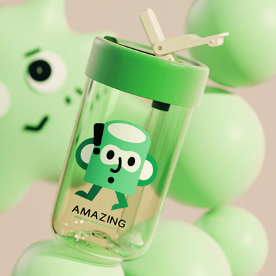 Creatief patroon strobeker Esthetisch en praktisch cadeau voor non-profitorganisaties