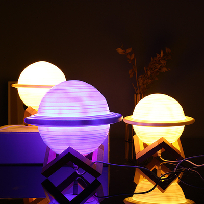Andere activiteiten Essentiële 13 cm kleurrijke planetaire lamp met 2 kleuren grafische drukwerk