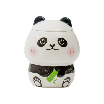 Gebruik Scenario's Bedrijfscadeaux Schattige Cartoon Panda Keramische beker voor mokbedrijven