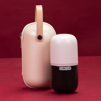 Creative Capsule Quick Cup Travel Kung Fu Theeset voor grafische 1 kleur Kleurenprinten