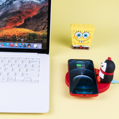 15W zacht rubber dier koala telefoonhouder draadloos opladen voor afstuderen
