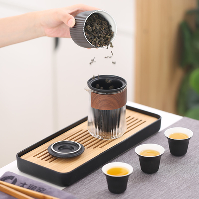 Ervaar de eenvoud van onze Europese minimalistische thee set voor promoties