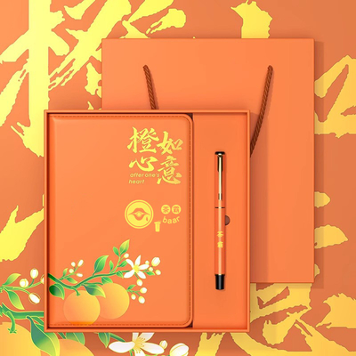 Silk Screen Printing Technieken Notebook Set en Signature Pen voor afstuderen