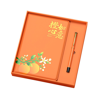 Silk Screen Printing Technieken Notebook Set en Signature Pen voor afstuderen