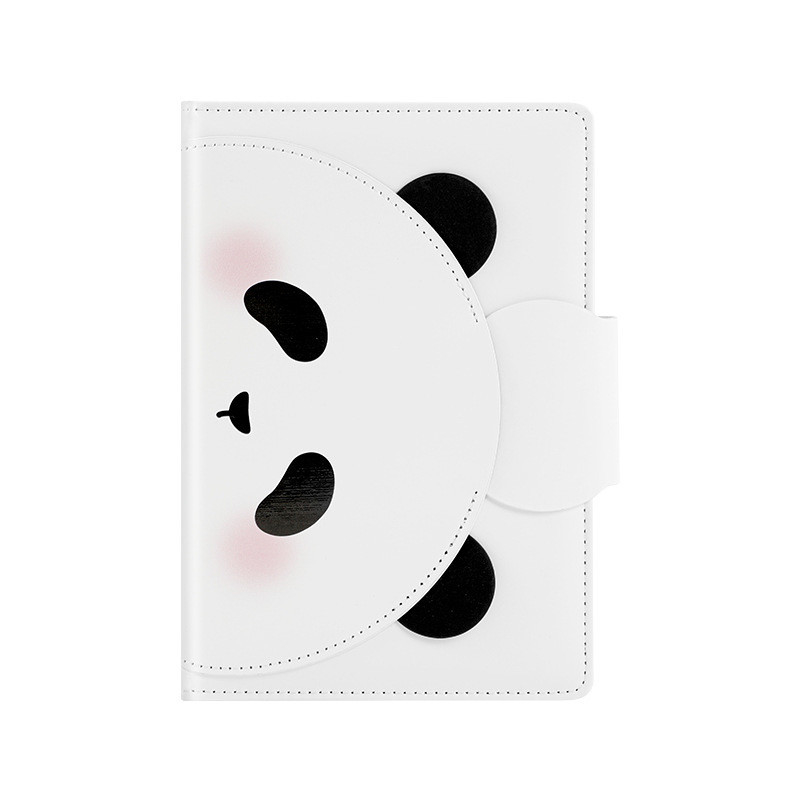 Mooie panda cartoon handboek leren cheque in notitieboek perfect voor de jaargelegenheid