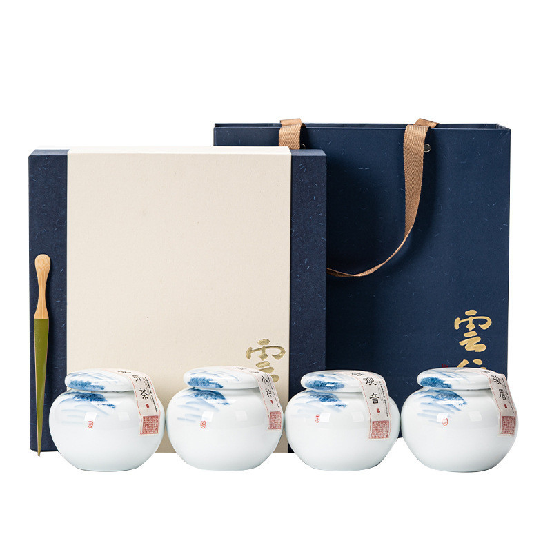 Longjing Jin Junmei Tieguanyin en Zhengshan Kleine soorten thee cadeaubon voor klanten