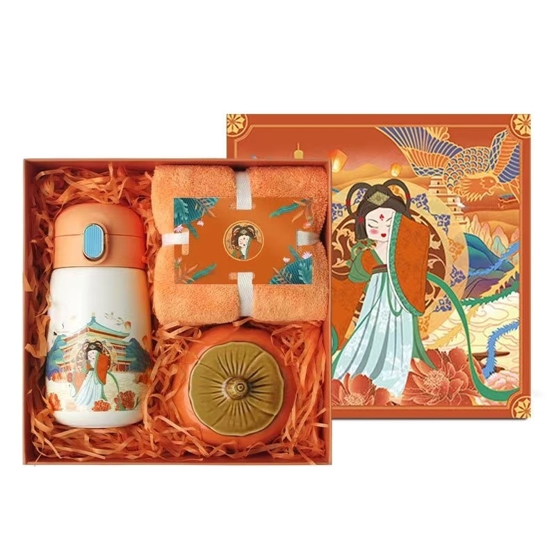 1 Kleurgraphics Printing Culturele kenmerken Gift Set Gepersonaliseerd logo geaccepteerd