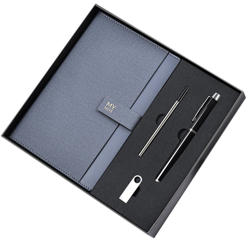 Office Products Business Notebook Geschenkdoos Set met Logo Klant Logo Vier stukken Set