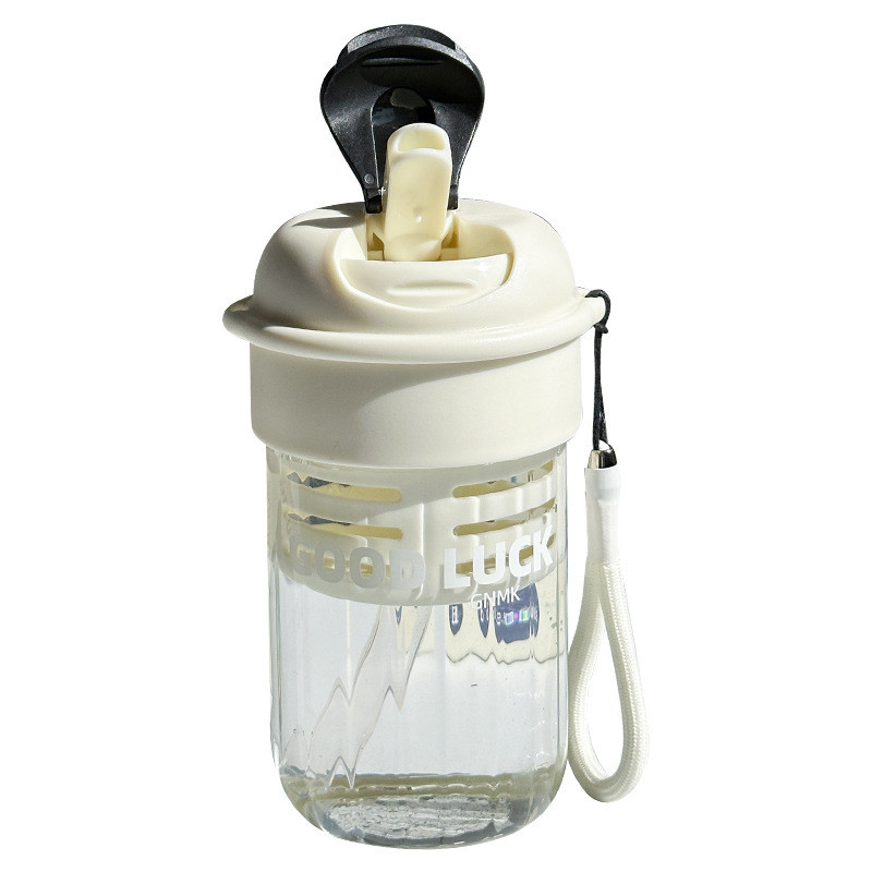 Nieuwheid Geschenken 480 ml Schattig Draagbaar Straw Waterbeker Hoog uiterlijk en grote capaciteit