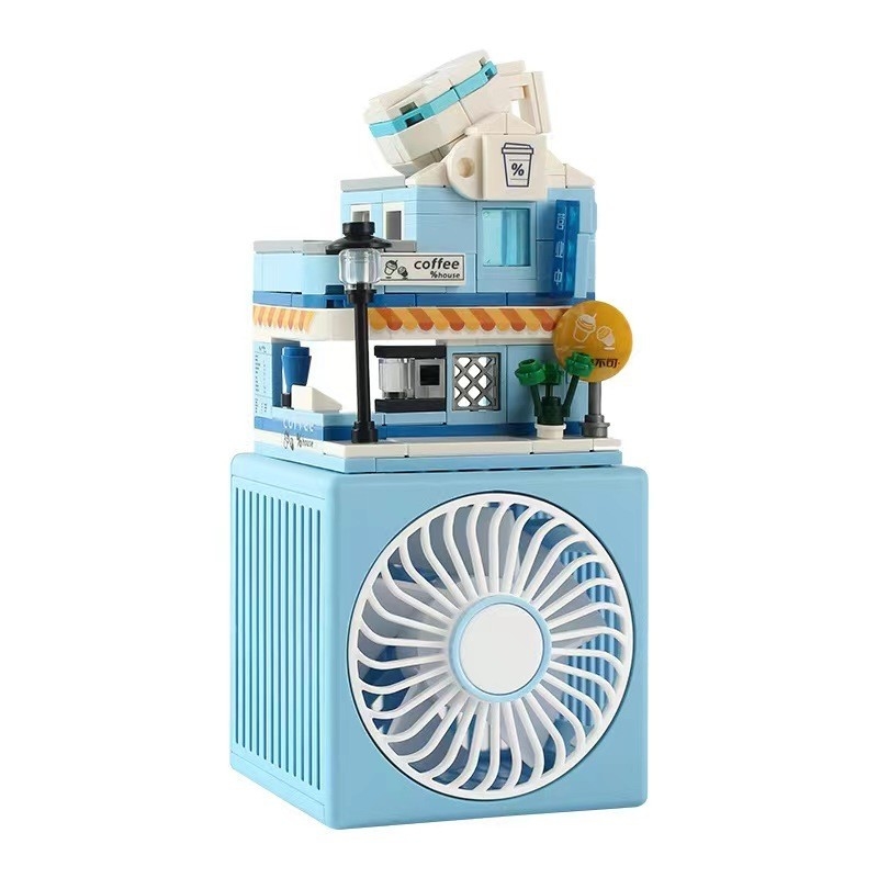Kleurenprinten voor grafische afbeeldingen 1 Kleur Man USB Kleine ventilator Creatieve kindertaalventilator
