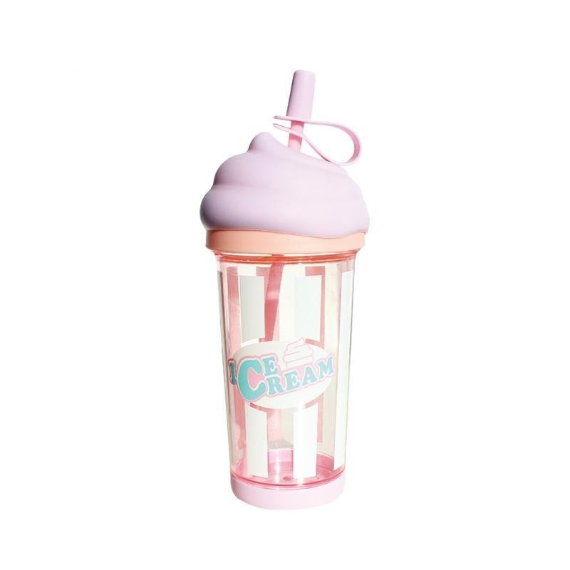 IJsserijs Straw Cup Creatieve trend Grote capaciteit waterbeker voor medewerkers waardering