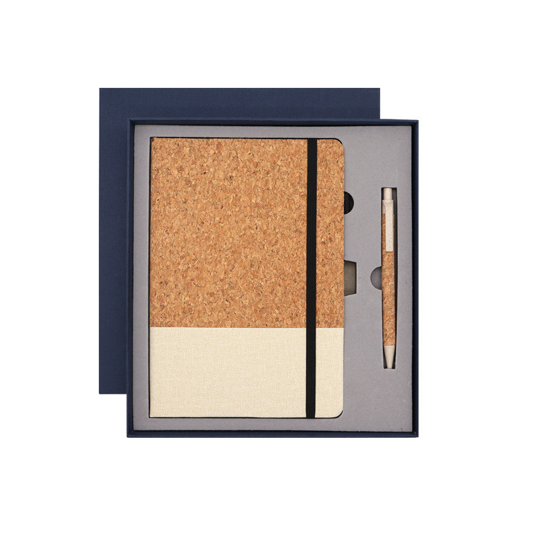 Office Cork Creative PU Splicing Notebook Business Set Thanksgiving Gelegenheid Moet Hebben