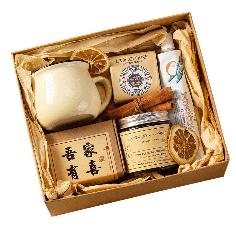 Forest Style Hand Gebaar Gift Box Set Nieuwheid geschenken voor bruidsmeisjes en bruidegom