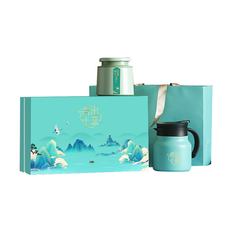 -Chic stijl thee set cadeau doos set 304 gestoofde theepot Zhengshan kleine zwarte thee voor cadeautjes