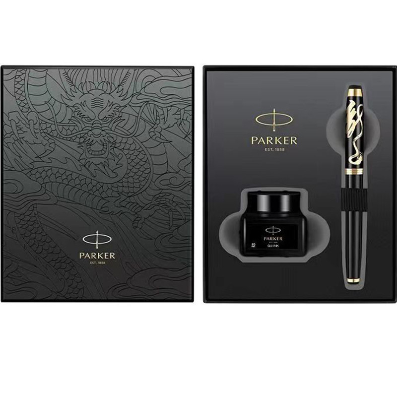 Glanzere schrijfgoud Clip Ink Pen voor zakelijk cadeaubon Zwart Rode Speciale Edition