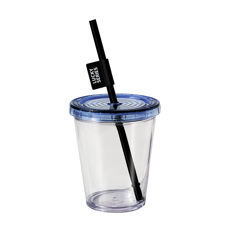 UV-druk Summer Cold Brew Straw Coffee Cup met deksel handig en stijlvol kopje