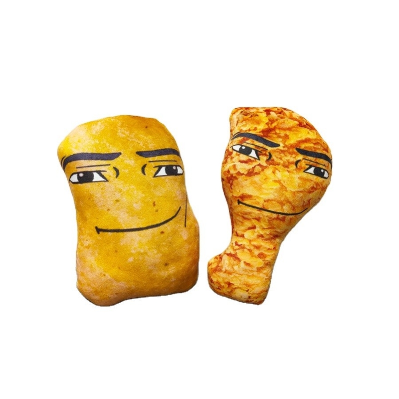 Andere Singing Chicken Block Chicken Leg Expression Pack Spelletje Plush Pop Spelletje voor Kinderen