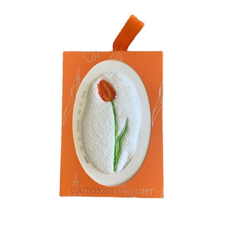 Ins Style Tulp Handdoek Uniek Vrouwendag Souvenir voor Landbouwliefhebbers