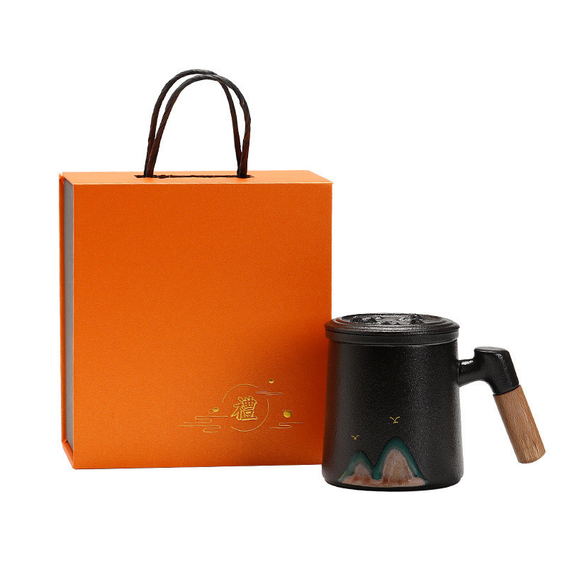 Creatief Qianli Jiangshan Office Cup Set Perfecte nieuwigheid cadeautjes voor hotel en resort