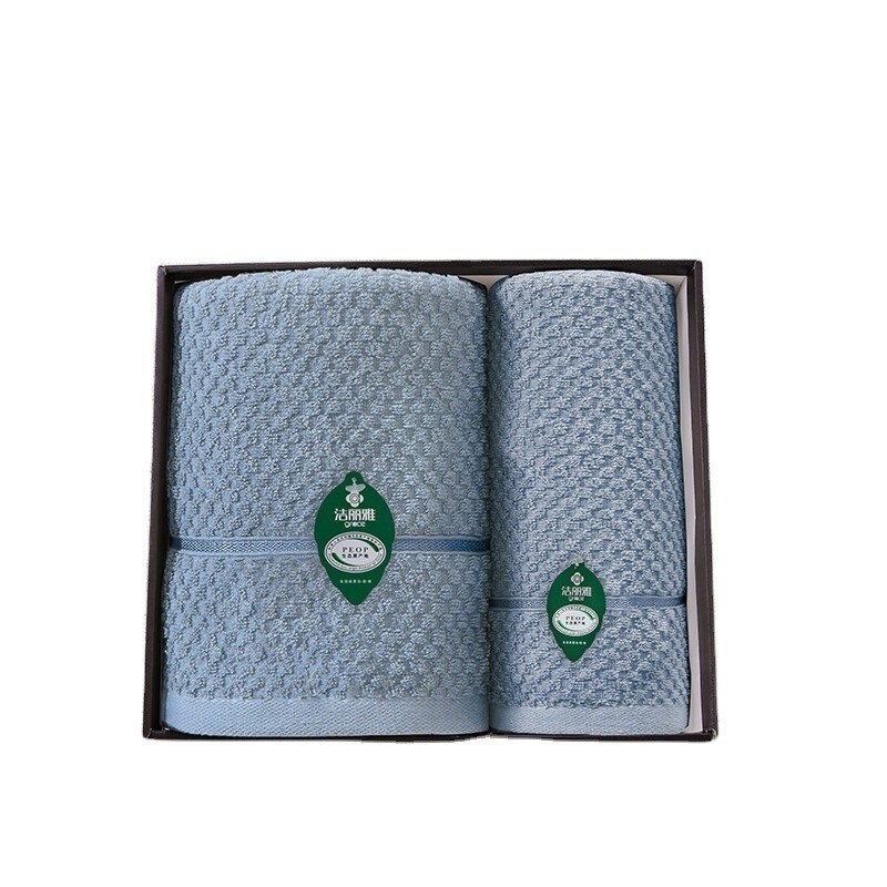 Xuyu-serie handdoek set perfect geschenk voor de landbouw Eindgebruikers 1 badhanddoek 1 gezicht handdoek