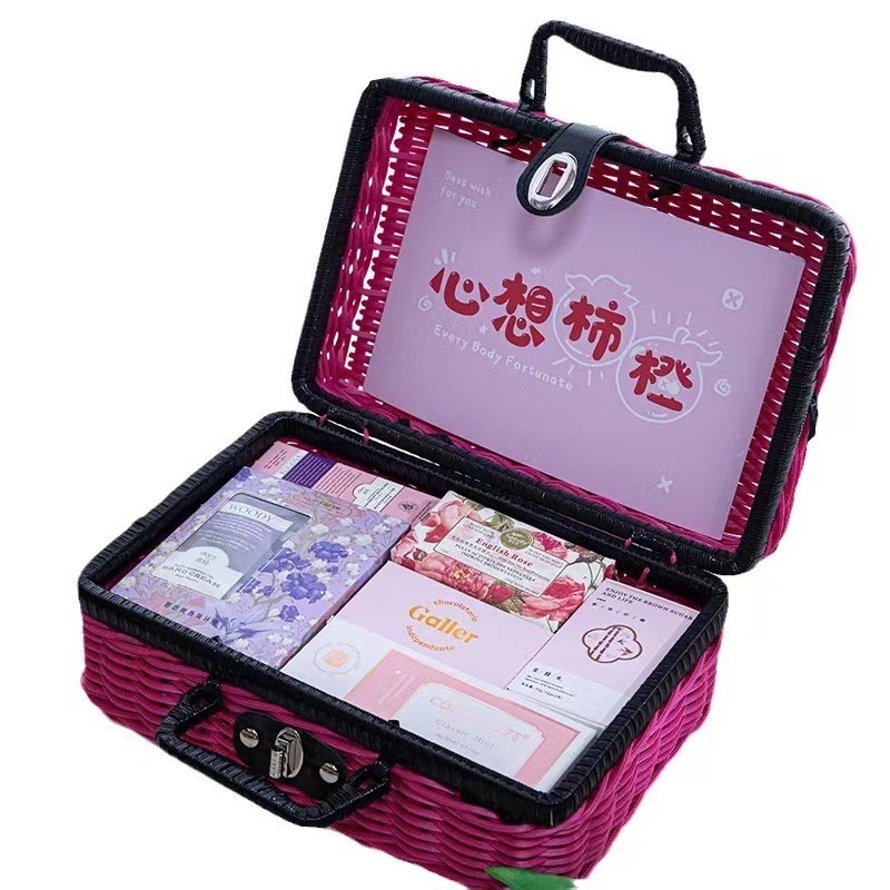 1 Kleurgraphics Druk en kantoorproducten Meihei Spliced Vine Basket Gift Package