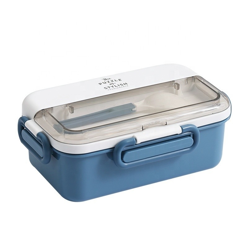 Custom Logo 304 roestvrij staal Split Bento Box met waterverwarming en tafelgerei Ideaal