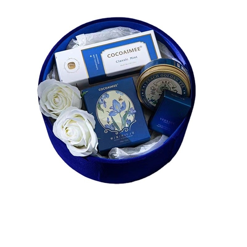 Silk Screen Printing Technieken Lichte luxe fluweel cadeau set voor vriendje's verjaardag