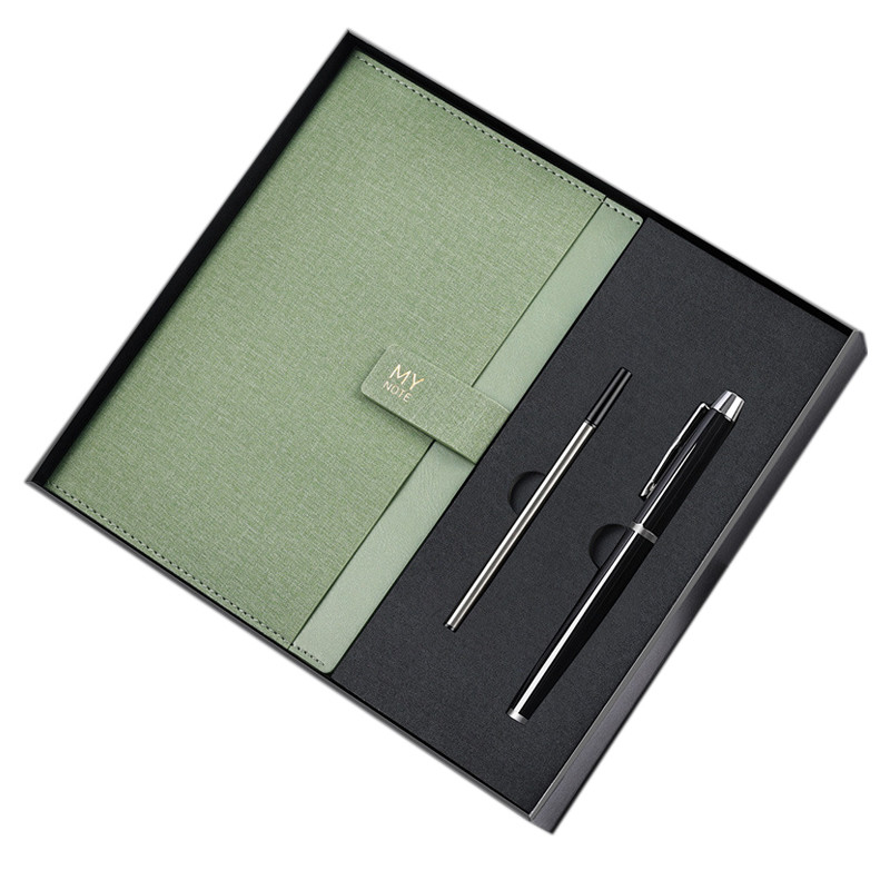 Professionele A5 Notebook Set Custom Logo Pen Pen Volledige handtekening Pen Business Gift Box